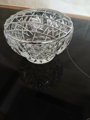 Vintage cut clear glass small - vintage,