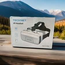 WHITE TECKNET VR Headset for Phone, Virtual Reality Headsets with HD 110°FOV