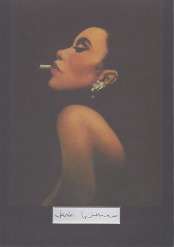 Jack vettriano signed 12x8 - vettriano,