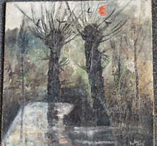 Original oil & mixed media painting signed by Michael John Bolan 1939-1995