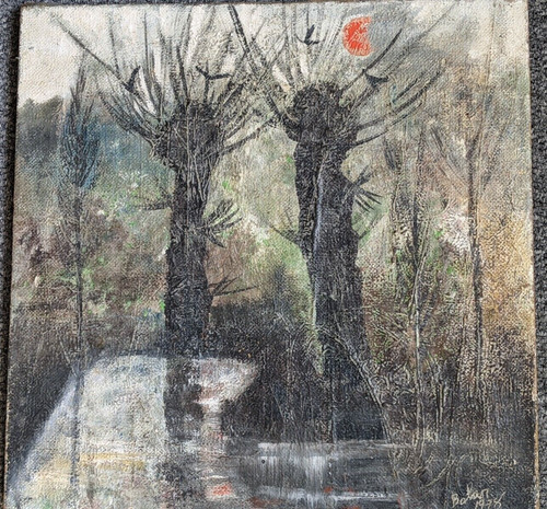 Original oil mixed - original, media