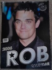 rare Robbie Williams 2006 wall calendar, 100% unofficial, very good condition