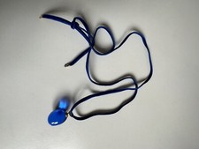 Baccarat 750 Gold Sapphire Blue Crystal Ball Pendant 