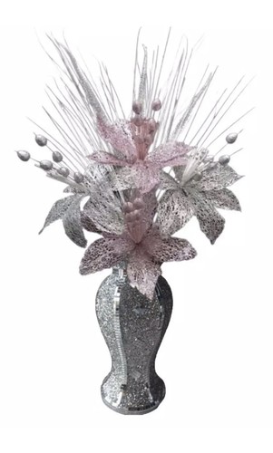 Crushed diamond vase - crushed,