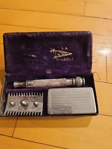 Vtg gillette razor antique - gillette,