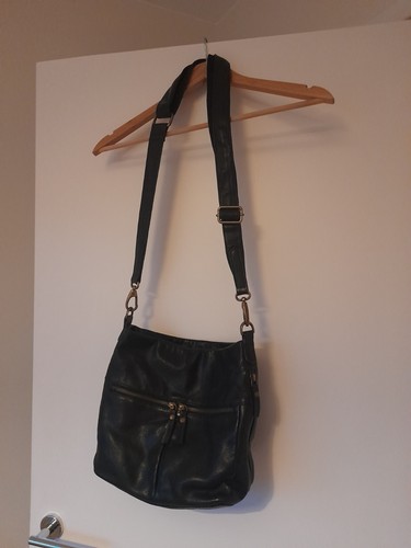 Fat face black leather - fat,