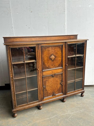 1920 oak side cabinet - oak,