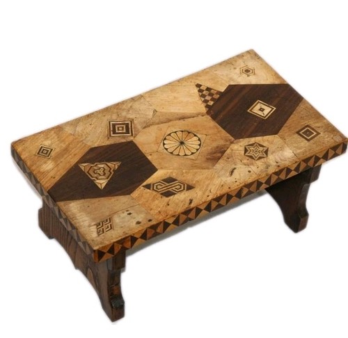 Unusual japanese marquetry - japanese,