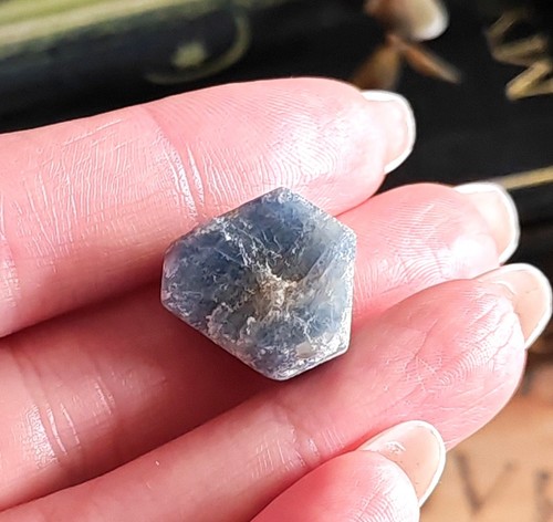 Chunky raw rough blue - rough,