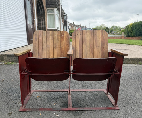 Vintage retro stadium seat - vintage/retro,
