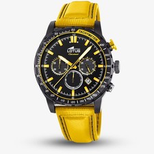 Lotus Mens Yellow Leather
