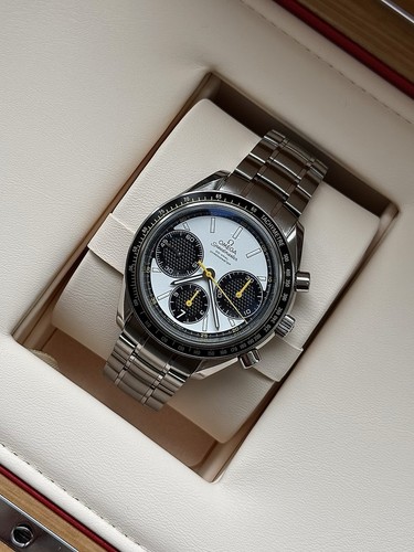 Omega speedmaster racing white - omega,