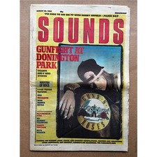 GUNS N ROSES SOUNDS MAGAZINE