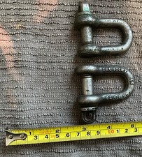 Heavy duty D Shackles