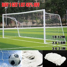 White Football Goal Nets