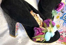 Boxed Ladies Irregular Choice Lemon Pips VERY RARE Black Size UK6 EU39 Worn once