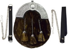 FULL DRESS KILT SPORRAN CHROME