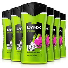 6x Lynx Epic Fresh Shower Gel