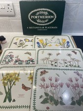 Vintage Portmeirion Botanic Garden 6  Placemats Susan Williams Ellis New Zealand
