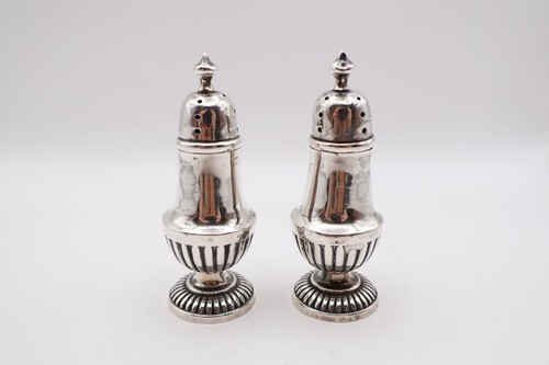 Antique sterling silver - silver, pair