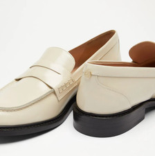 RUSSELL & BROMLEY Penelope Round Toe Penny Loafer 37 UK 4 £275