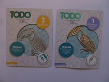 TODO - Toucan - 2 Dies & 1 Letterpress/Hot Foil Plates