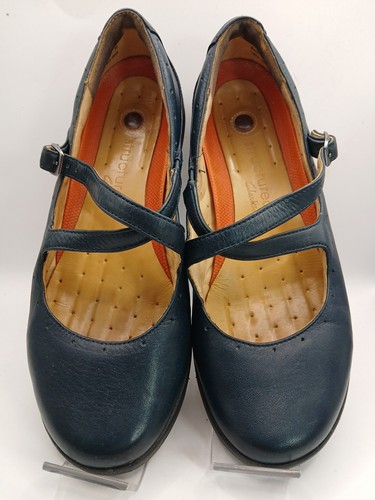 Clarks structured navy leather - clarks,