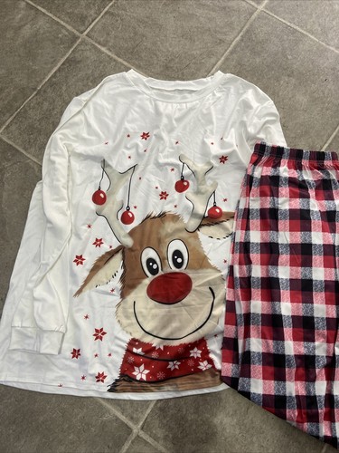 Reindeer christmas pyjamas - reindeer,