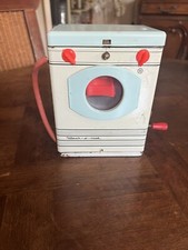 Toy washing machine. From 1950s. Vintage. Wash O Mat. Rare. French
