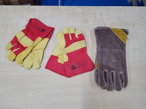 Leather protective work gloves - work,