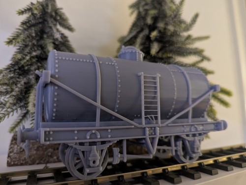 Gauge dairy tanker wagon 7mm - o,