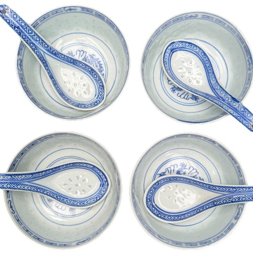 Vintage blue white chinese - vintage, &