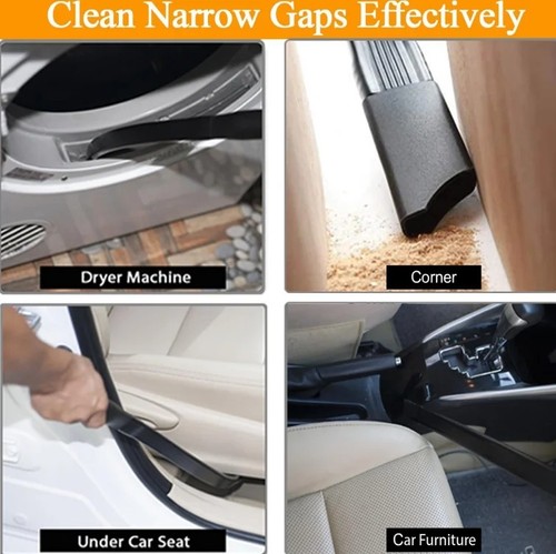 Flexible crevice tool - crevice, for