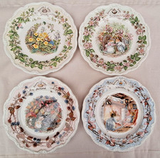 Bramley Hedge  - Four Seasons Gift Collection Plates from Royal Doulton