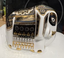 Porcelain Elephant Tea Caddy