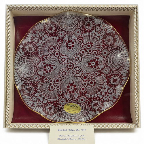 Vintage chance glass floral - vintage,