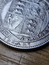 1887 shilling- mint error 8