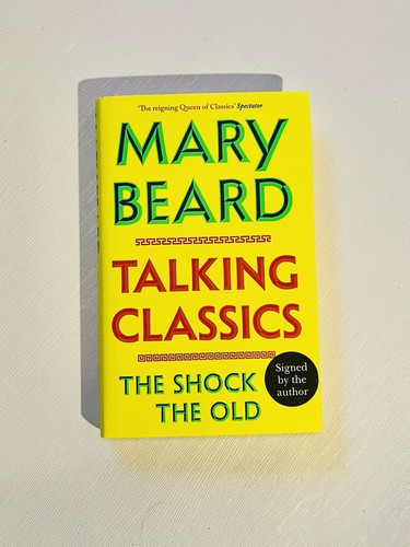 Signed book talking classics - signed,