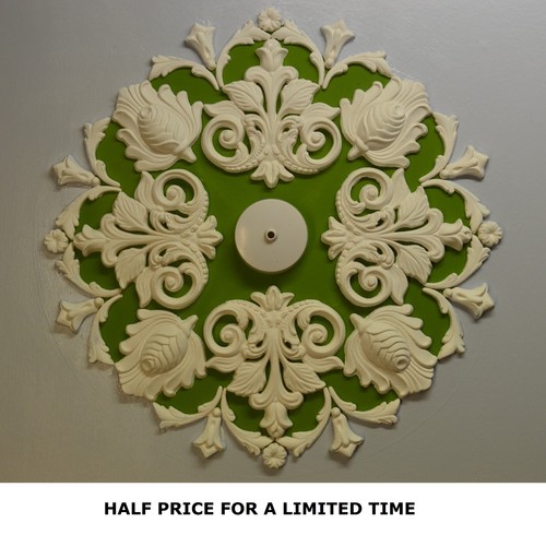 Plaster ceiling rose design - ceiling, rose/
