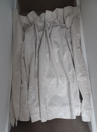 Pair vintage damask dorma - 1,