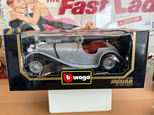 Bburago jaguar ss 100 - jaguar,