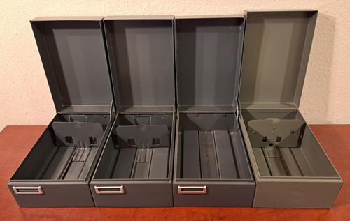 Lot vtg metal index - 4,