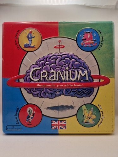 Cranium metal tin board game - tin,