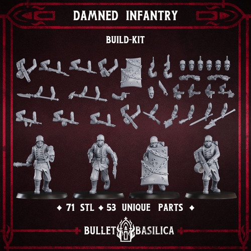 The damned infantry builder - the,