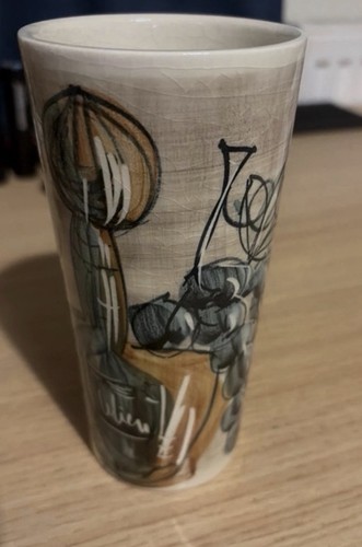 Jersey pottery small vase mid - vase,