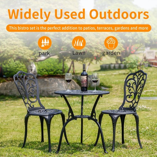 Piece cast aluminum garden - 3,