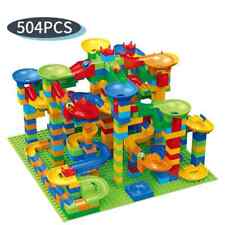 84-504PCS Marble Race Run Blocks Maze Ball Track Toy Compatible city Building