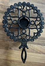 Vintage cast iron Teapot Dish Warmer