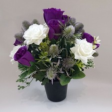 Artificial Thistle and Rose