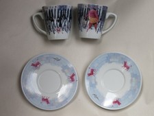 Sarah Jane Szikora "Dare to be Different" Royal Worcester Espresso Cup & Saucer